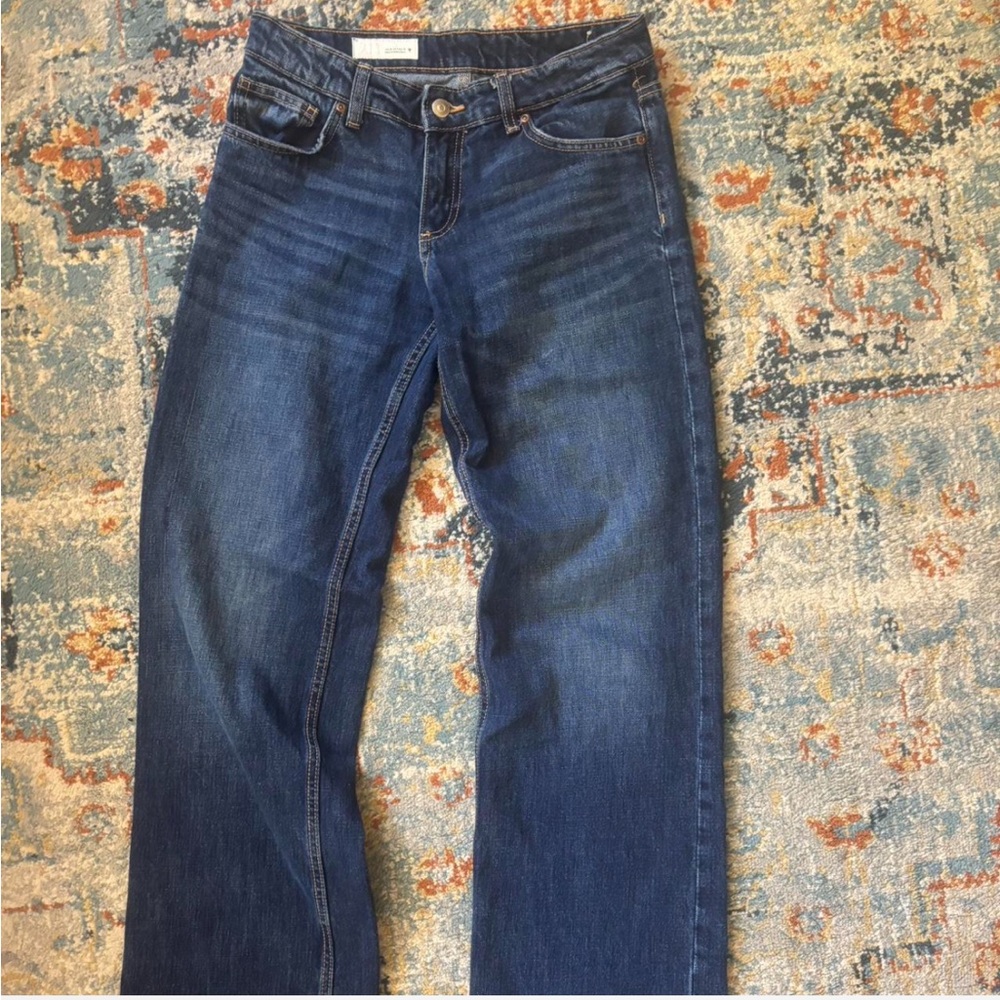 Low rise wide leg Zara jeans
